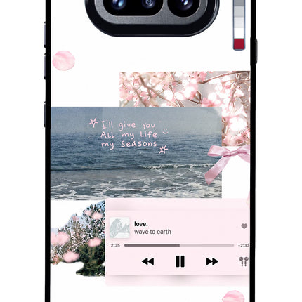 Wave to earth Nothing Phone 4a Glass Case