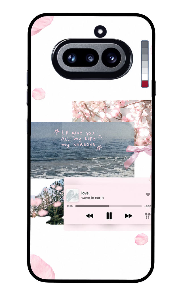 Wave to earth Nothing Phone 4a Glass Case