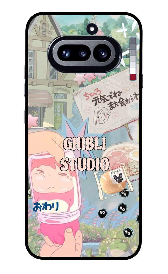 Studio Ghibli Nothing Phone 4a Glass Case