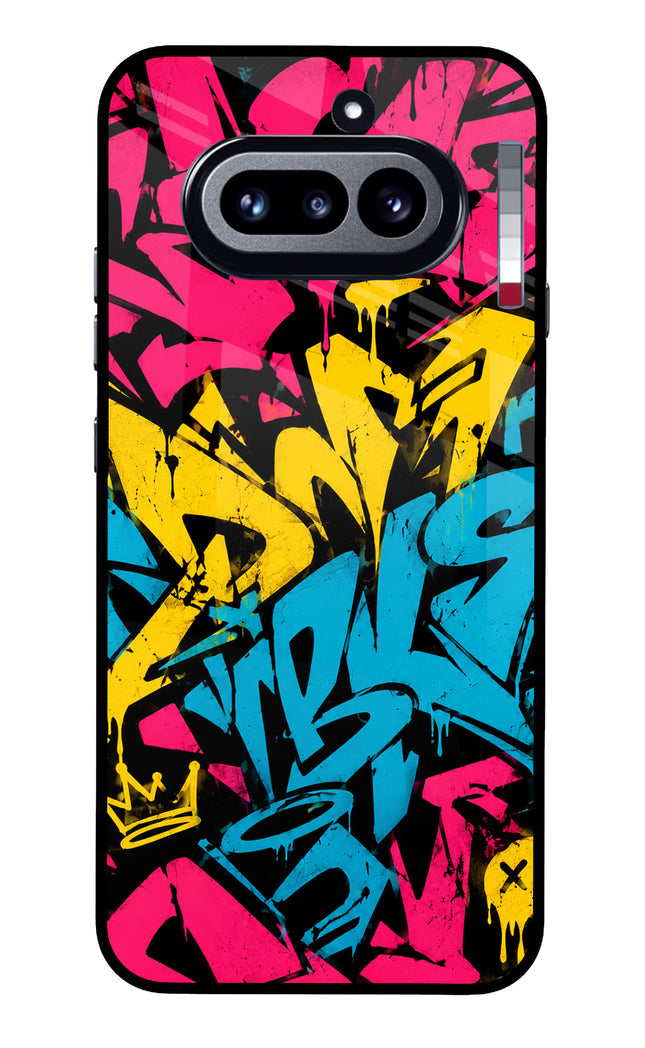 Graffiti Vibe Nothing Phone 4a Glass Case