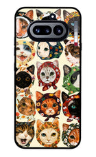 Cool Cat Nothing Phone 4a Glass Case