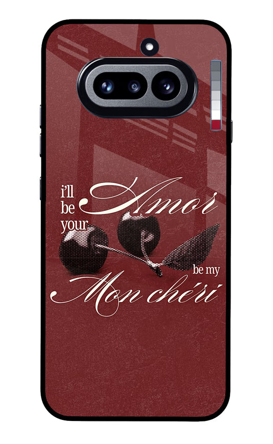 Velvet Cherry Nothing Phone 4a Glass Case