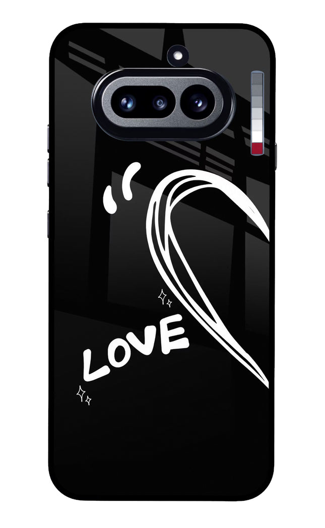 Love Line Nothing Phone 4a Glass Case
