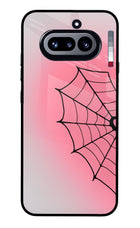 Pink Web Nothing Phone 4a Glass Case