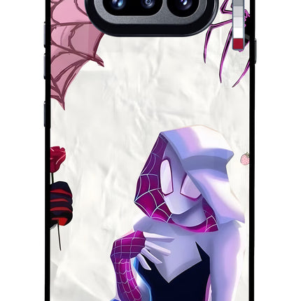 Gwen Verse Nothing Phone 4a Glass Case Back Cover by Casekaro