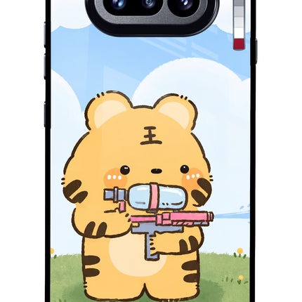 Tiger Treat Nothing Phone 4a Glass Case