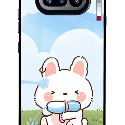 Bunny Treat Nothing Phone 4a Glass Case