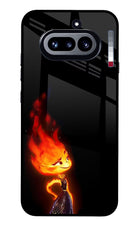 Ember Flame Nothing Phone 4a Glass Case