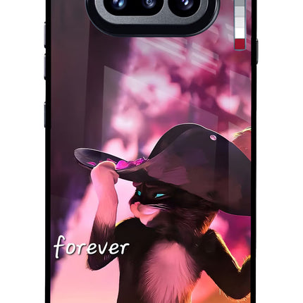 Forever Cat Nothing Phone 4a Glass Case