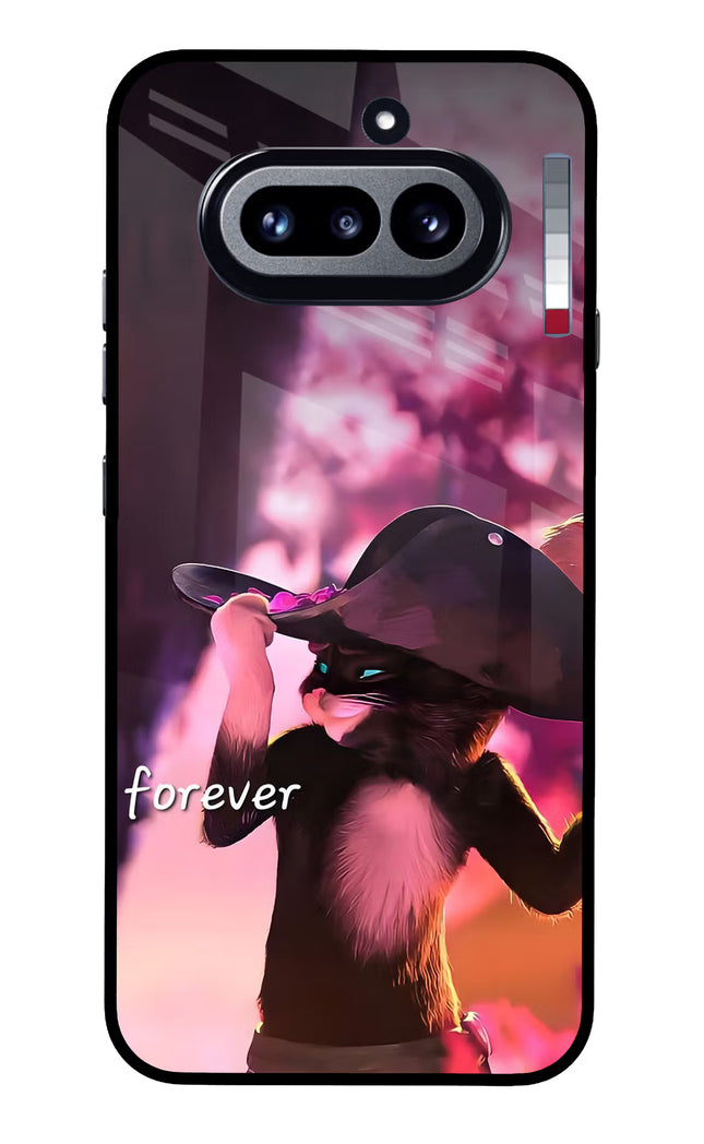 Forever Cat Nothing Phone 4a Glass Case
