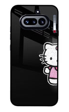 Kitty Charm Nothing Phone 4a Glass Case