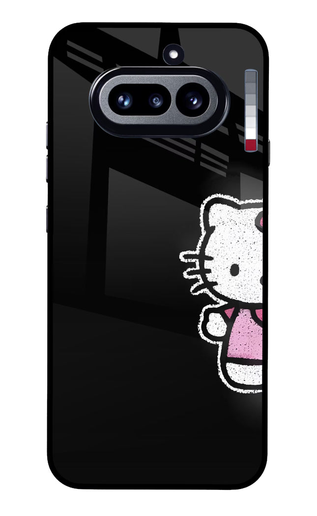 Kitty Charm Nothing Phone 4a Glass Case