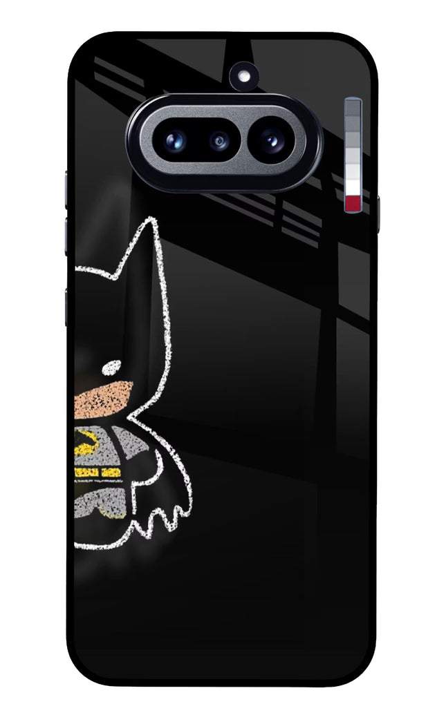 Bat Kitty Nothing Phone 4a Glass Case