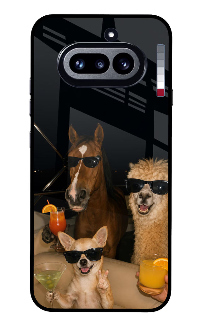 Party Squad Nothing Phone 4a Glass Case