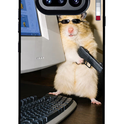 Hacker Hamster Nothing Phone 4a Glass Case