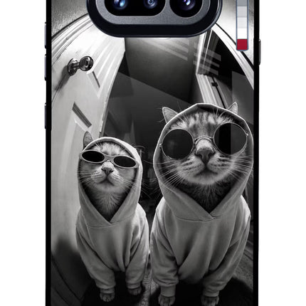 Hood Cats Nothing Phone 4a Glass Case