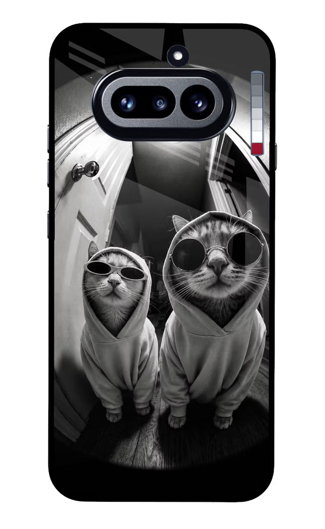 Hood Cats Nothing Phone 4a Glass Case