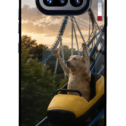 Rollercoaster Dog Nothing Phone 4a Glass Case