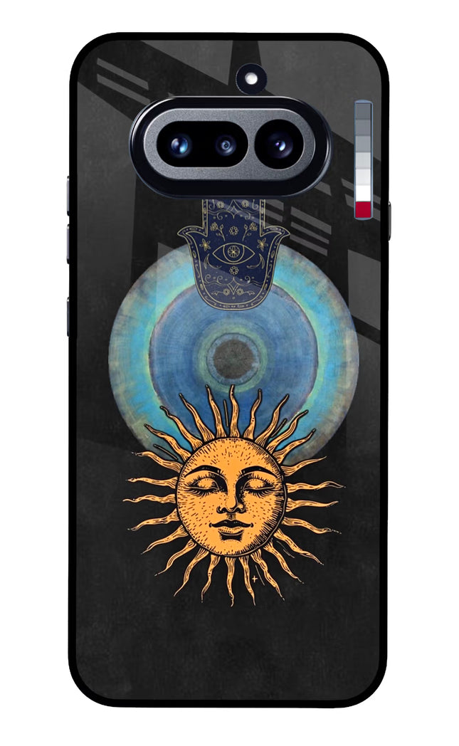 Divine Sun Nothing Phone 4a Glass Case Back Cover by Casekaro
