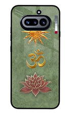 Om & Lotus Nothing Phone 4a Glass Case