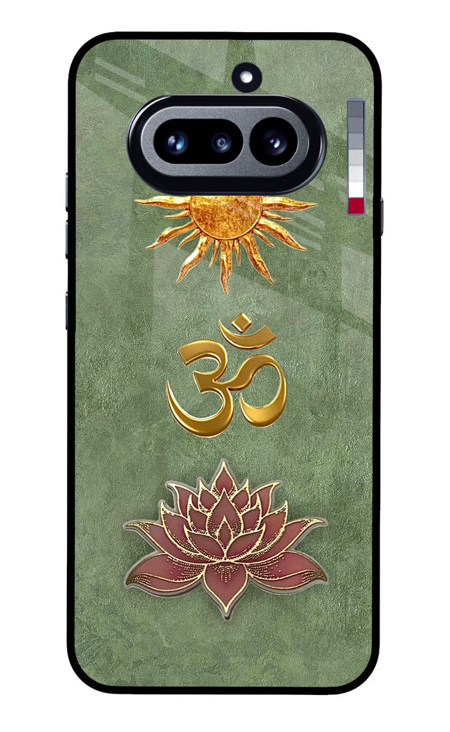 Om & Lotus Nothing Phone 4a Glass Case