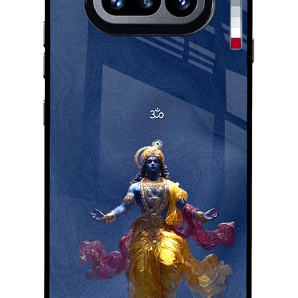 Cosmic Krishna Nothing Phone 4a Glass Case