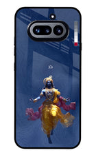 Cosmic Krishna Nothing Phone 4a Glass Case