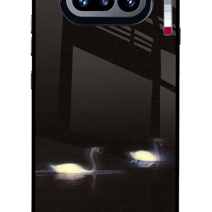 Silent Swans Nothing Phone 4a Glass Case