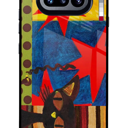 Pop Cat Nothing Phone 4a Glass Case