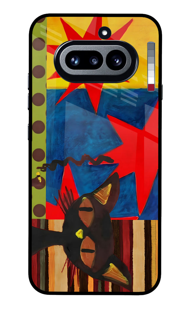 Pop Cat Nothing Phone 4a Glass Case