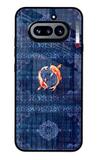 Koi Blue Nothing Phone 4a Glass Case