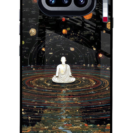 Space Monk Nothing Phone 4a Glass Case