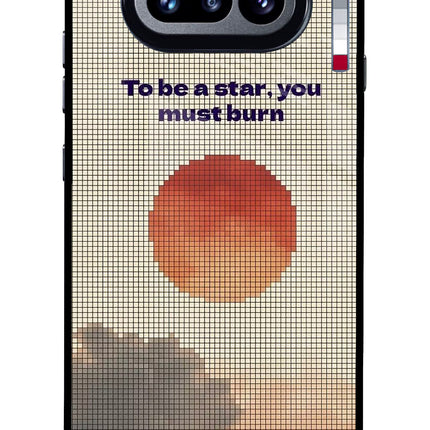 Pixel Sun Nothing Phone 4a Glass Case