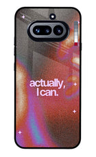 Pink Aura Nothing Phone 4a Glass Case