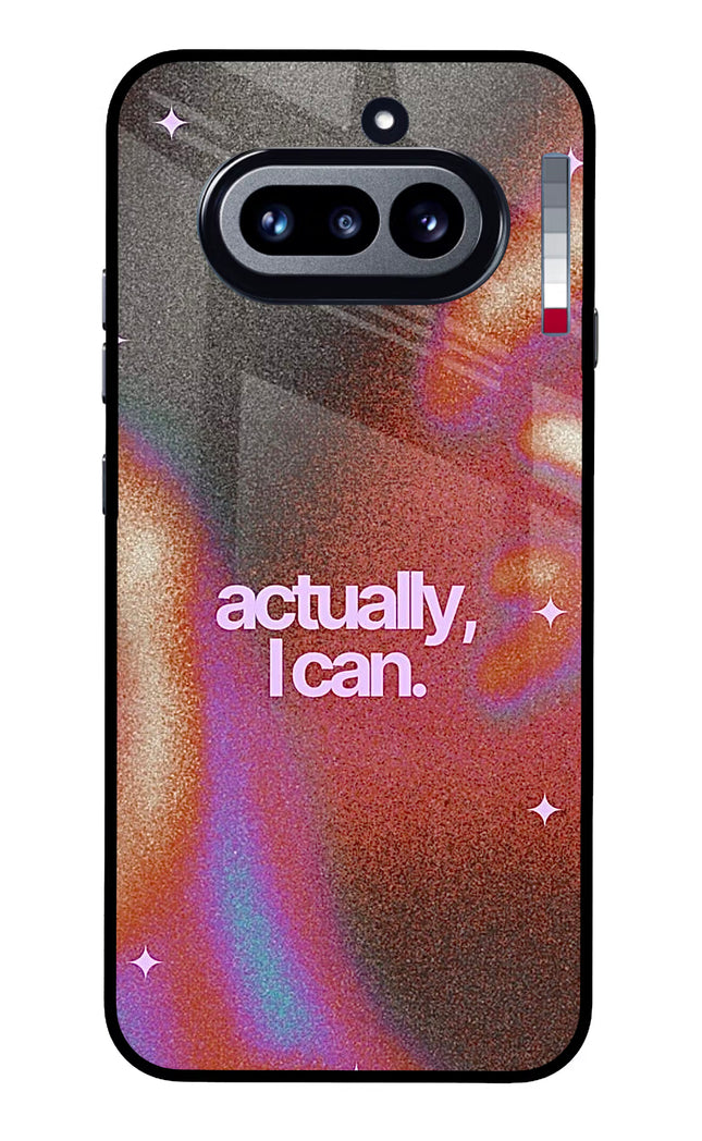 Pink Aura Nothing Phone 4a Glass Case