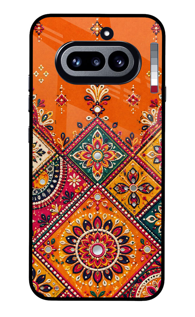Kutch Glow Nothing Phone 4a Glass Case Back Cover by Casekaro