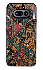 Folk Print Nothing Phone 4a Glass Case