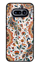 White Mayura Nothing Phone 4a Glass Case
