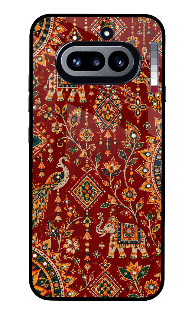 Laal Riwaaz Nothing Phone 4a Glass Case Back Cover by Casekaro