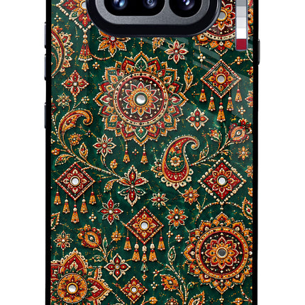 Green Pataka Nothing Phone 4a Glass Case