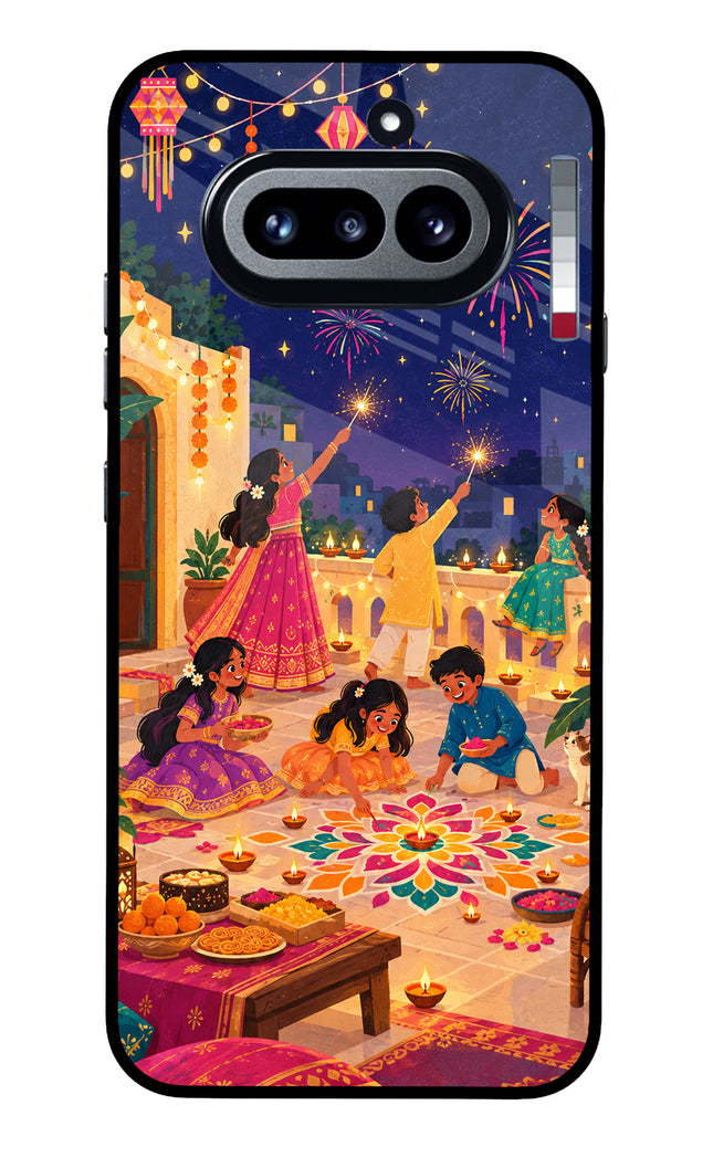 Diwali Night Nothing Phone 4a Glass Case