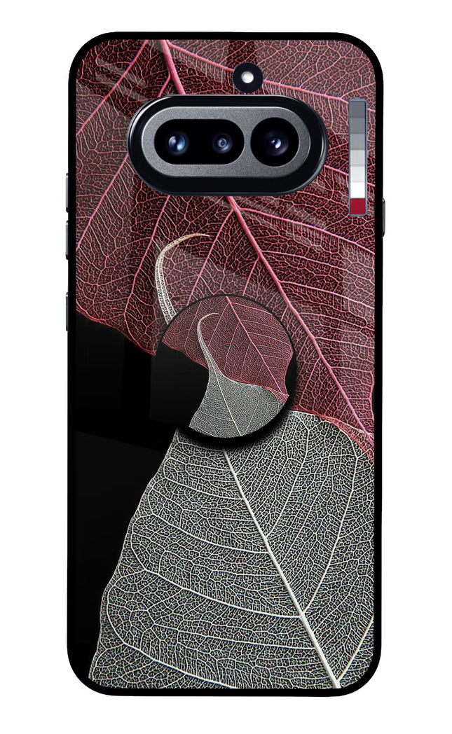 Leaf Pattern Nothing Phone 4a Pop Case by Casekaro