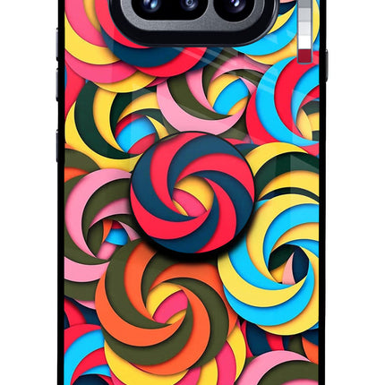 Spiral Pattern Nothing Phone 4a Pop Case by Casekaro
