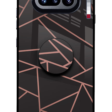 Geometric Pattern Nothing Phone 4a Pop Case by Casekaro