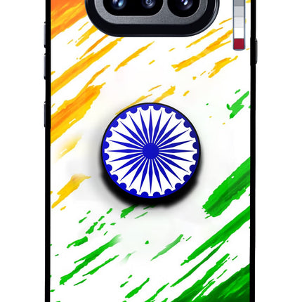 Indian Flag Ashoka Chakra Nothing Phone 4a Pop Case by Casekaro