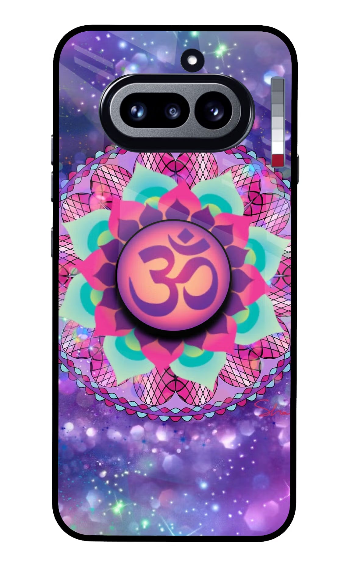 Om Purple Nothing Phone 4a Pop Case by Casekaro
