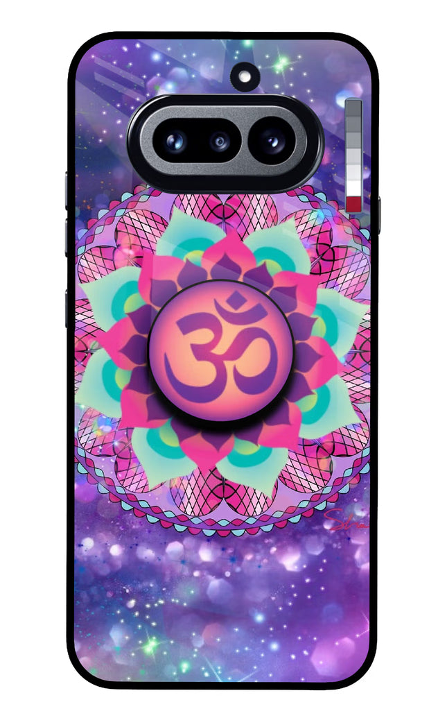 Om Purple Nothing Phone 4a Pop Case by Casekaro