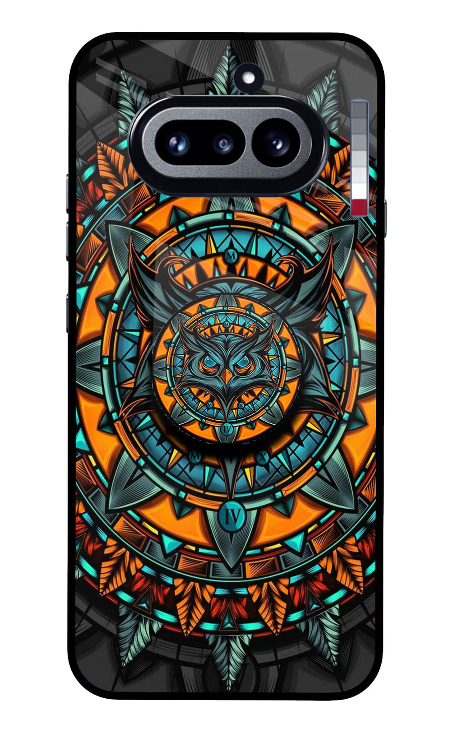 Angry Owl Nothing Phone 4a Pop Case, Glass case