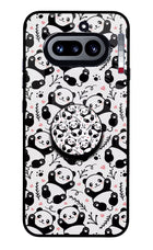 Cute Panda Nothing Phone 4a Pop Case by Casekaro
