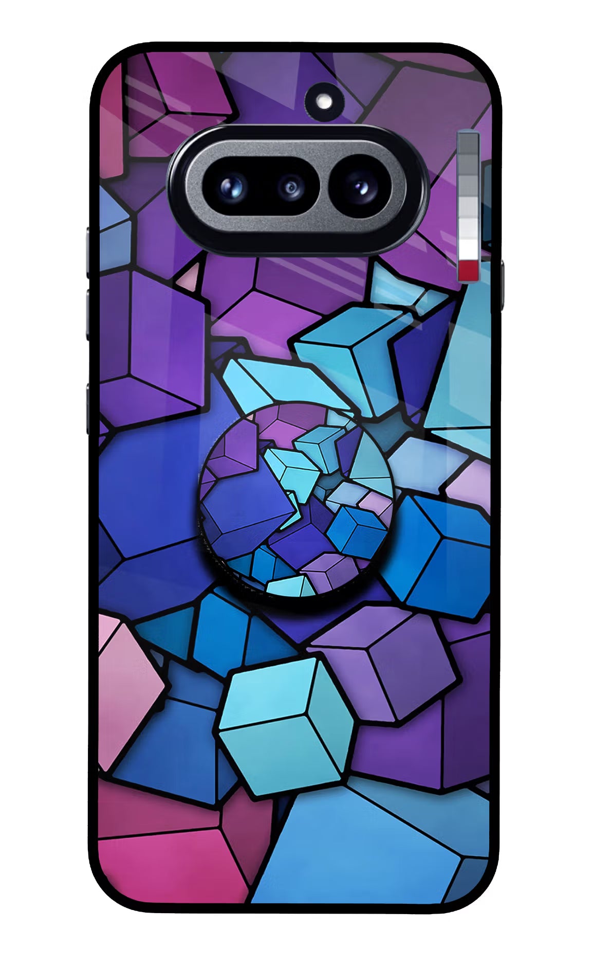 Cubic Abstract Nothing Phone 4a Pop Case by Casekaro